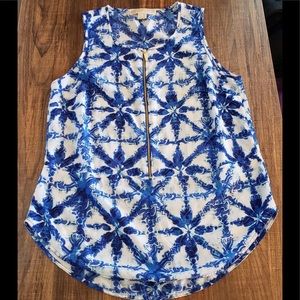 Michael Kors Blue Print Tank Top